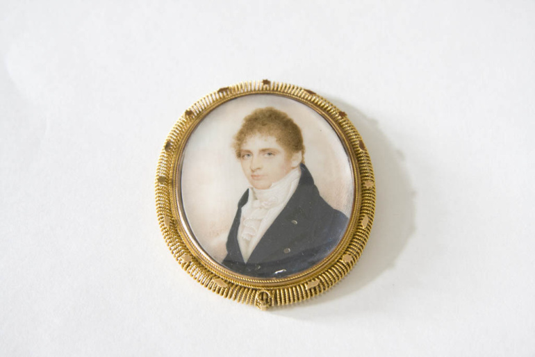 Richard John Uniacke Jr. miniature on ivory