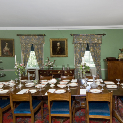 The dining room at Uniacke Estate Museum Park.